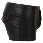 Svenjoyment Herren Pants – men's tight imitation leather pants with press studs – black – M — Photo 10
