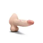 b-Vibe SlipSkin Silicone Model 8” Girthy Cream - Anatomical Design — Photo 3