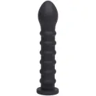 Bangers Easy-Lock Ribbed Dildo – 19 cm (7.5″) – Black — Photo 1