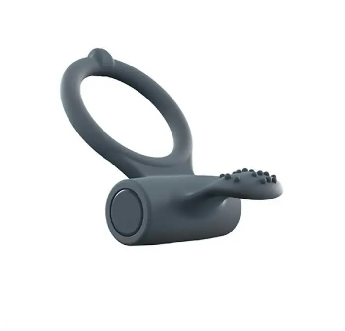 Marc Dorcel Power Clit + вибрирующее кольцо для члена – черный