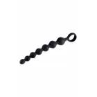 NMC 7 Inch Ribbed Silicone Anal Beads – black – graduated design – 17.8 cm — Photo 4