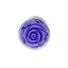 MyLove Toys Jewellery Silver Rose Anal Plug – 7 cm (2.8″) — Photo 1