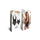 Samantha bodijs ar wet look detaļām – melns – L Foto 7