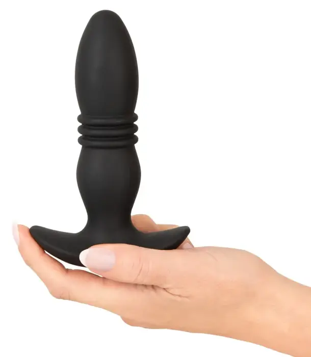 ANOS RC толкающий дилдо – 14.4 см – Черный Фото num