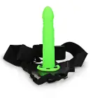 Twisted Hollow Strap-On – spīd tumsā, neona zaļš Foto 5