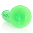 Slim Realistic Dildo with Suction Cup - Glow in the Dark - 22.5 cm (9″) — Photo 4