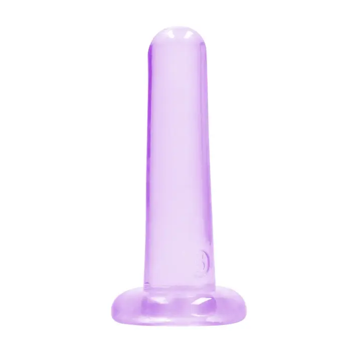 Nereālistisks dildo ar piesūcekni – 13.5 cm (5″) – Caurspīdīgs Foto 5