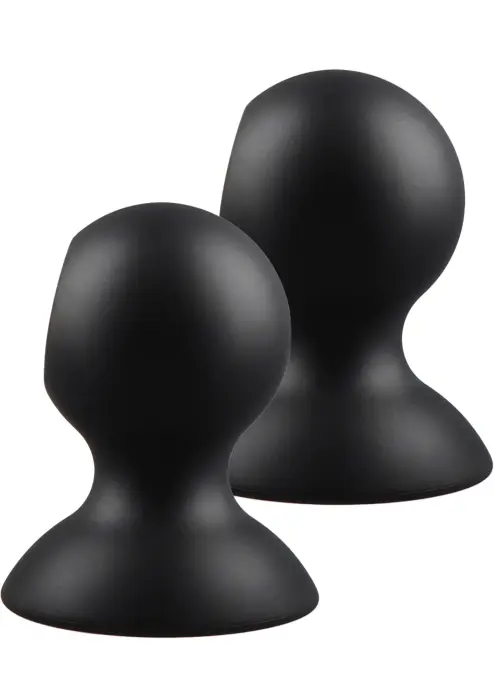 She.E.O silikona krūšu galu piesūcekņi – melni Foto 3