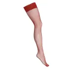Fishnet Hold Ups H018 – Red – S/M — Photo 5