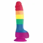 NS Novelties Pride Edition Rainbow Dildo – 15 cm (6″) – Multicolored — Photo 1