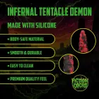 Infernal Tentacle Demon Anal Snake Dildo – 37.5 cm (14.8″) – Red / Black — Photo 2