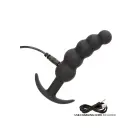 Vibrating X5 Beaded Plug – Black — Photo 6
