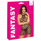 Cottelli FANTASY Mesh Dress with Thong – Black – S/L — Photo 1