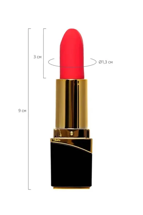 Toyfa Flovetta Mini Vibrator – 9 cm – Black Photo