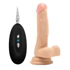 Vibrating Realistic Dildo with Scrotum – 18 cm (7″) – Skin — Photo 3