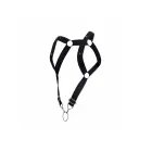 DNGEON Straight Back Harness – Black – One size — Photo 1