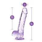 Naturally Yours Crystalline Dildo – 15.2 cm (6″) – Purple — Photo 4