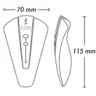 OBI vibrators – 11.3 cm (4.45″) – rozā — Foto 5