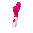 A-TOYS Lilu вибратор с клиторальным стимулятором – 20 см – розовый — Фото 1