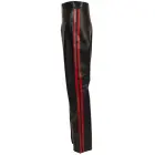 LateX Latex Trousers with Red Stripes – Black – L — Photo 7