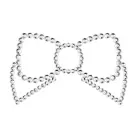 Bijoux Indiscrets Mimi Bow – наклейки на тело – серебристый — Фото 1