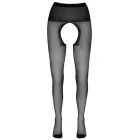 Cottelli Legwear zeķubikses ar atvērtu starpkāju – melnas – XL — Foto 4