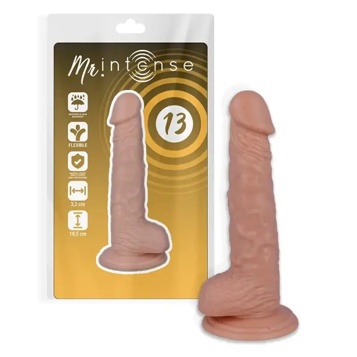MR INTENSE Model 13 anatoomiline dildo – 18.5 cm (7.3″) – nahavärv