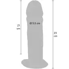 TOYJOY Get Real Deluxe Thick Dildo – 23 cm (9″) – Skin — Photo 4