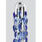 TOYJOY GLASS WORXX Diamond Dazzler dildo – 18 cm (7″) – Caurspīdīgs — Foto 3