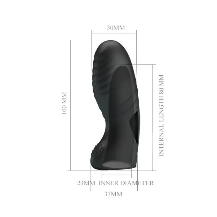 PRETTY LOVE Alan pirksta vibrators – 23 mm Foto 5