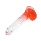 Kiotos Cox värviline dildo – 22.5 cm (9″) – läbipaistevpunane — Foto 6