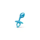 B-Vibe lemputės formos analinis kištukas – 6.35 cm (2.5″) – Mėlynas — Nuotrauka 3