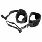 Sportsheets S&M Adjustable Handcuffs with Velcro Closure 61cm Black — Photo 1