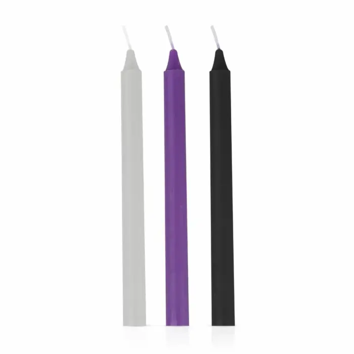 EasyToys Sensual Body Art набір свечей для горячего воска с низкой температурой, 3 цвета