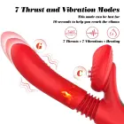 Daudzfunkcionāls vibrators ar laizīšanas, kustību un sildīšanas funkcijām – 24.1 cm (9.5″) — Foto 6