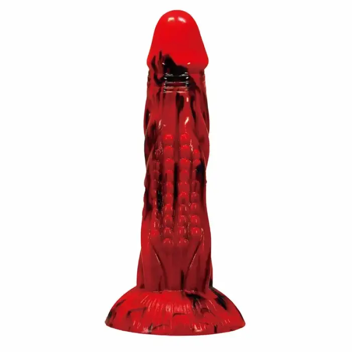 POWER MONSTERS Minotaur Fantasy Model with Suction Cup 21cm Red & Black