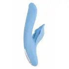 PLAYBOY In Bloom divdarbības vibrators ar sildīšanu un sitieniem, silikons, rozā — Foto 2