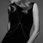 Bijoux Indiscrets Magnifique 8 Silver Body Chain Adjustable Accessory — Photo 3