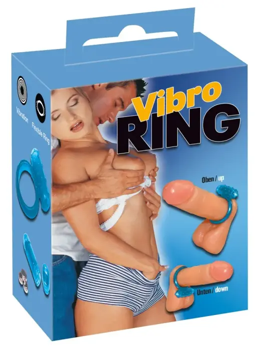 Vibrating Cock Ring – Blue