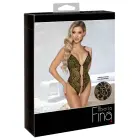 Abierta Fina mežģīņu bodijs – melns – S Foto 2