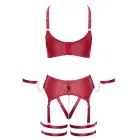 Cottelli Bondage Lingerie Set – Red – M — Photo 11