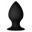 FORTO F-98 Cone Anal Plug with Suction Base – M – Black — Photo 2