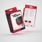 2 SATIN BLINDFOLDS CRUSHIOUS BLACK & RED Foto 9