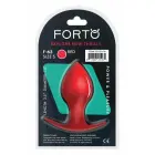 FORTO F-63 Rattler Spade anālais spraudnis – S – Sarkans — Foto 5