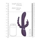 Rini Pulse Wave Double Penetration Rabbit Vibrator – 20 cm – Purple — Photo 7