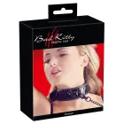 Stylish Padded Collar with Leash – Black — Photo 1