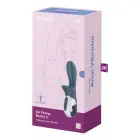 Satisfyer Air Pump Booty 2 надувной дилдо – 17.5 cm (7″) – Темно-серый — Фото 1
