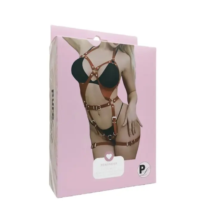 Pure Lust Denise Body Harness – Red