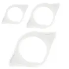 JOYDIVISION MAXIMUS Anatomical Support Ring Set XS/S/M, Flexible Silicone – Clear — Photo 1