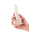 Fantasia gluds dildo – 12.7 cm (5″) – Caurspīdīgs — Foto 2